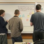 File:Wikipedia in Higher Education Summit attendees participating in activity - from behind.jpg - a