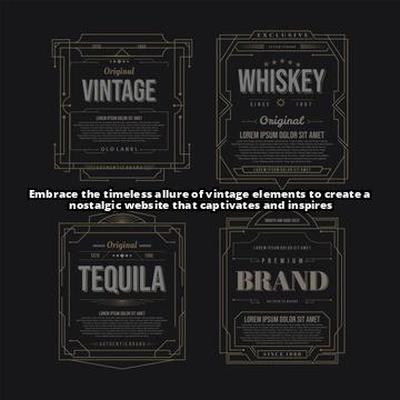 20+ Retro and Vintage Elements for Nostalgic Website Appeal